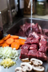 Bœuf Bourguignon au Cookeo