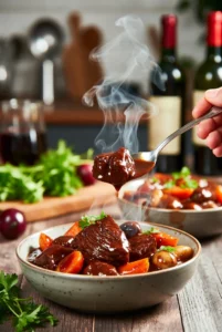 Bœuf Bourguignon au Cookeo