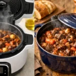 Cookeo Moulinex vs Cocotte Staub en fonte bœuf bourguignon comparaison.