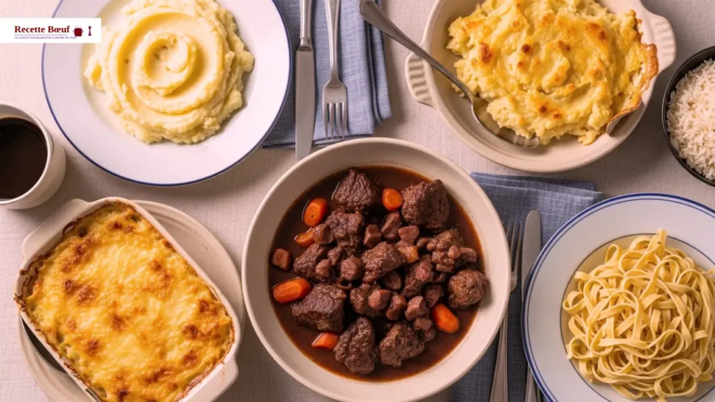 Les 3 accompagnements classiques indémodables pour un bœuf bourguignon