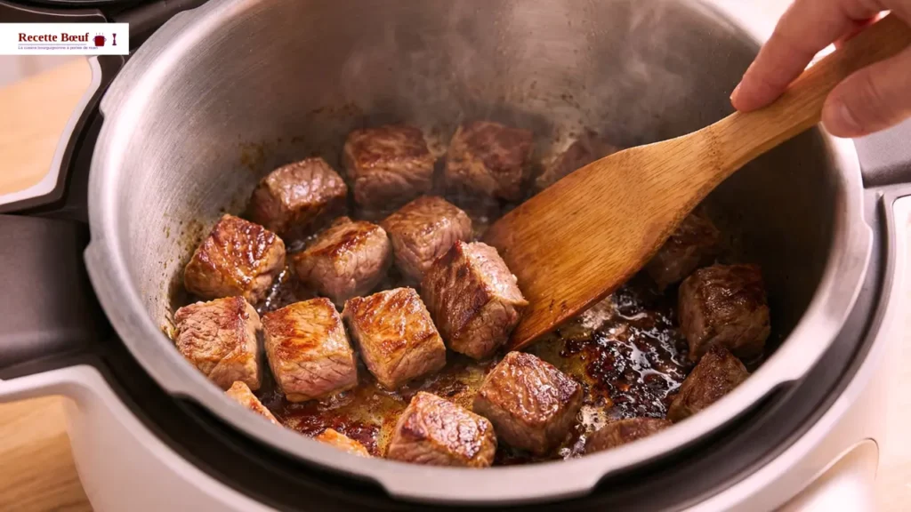Sauté de Bœuf à la Crème au Cookeo
