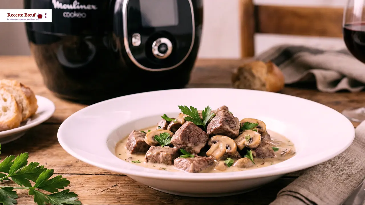sauté de bœuf à la crème cookeo