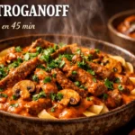 Bœuf Stroganoff au Cookeo