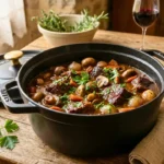 Paleron de Bœuf Mijoté aux Champignons