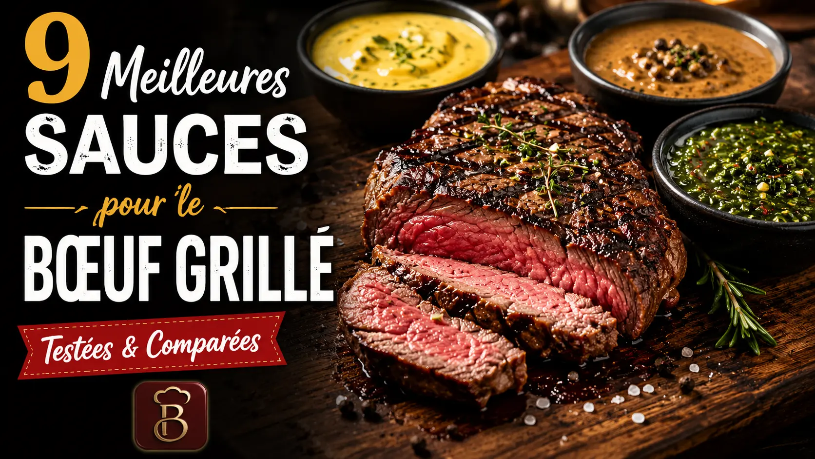 Sauce Servir avec une Viande de Bœuf Grillée